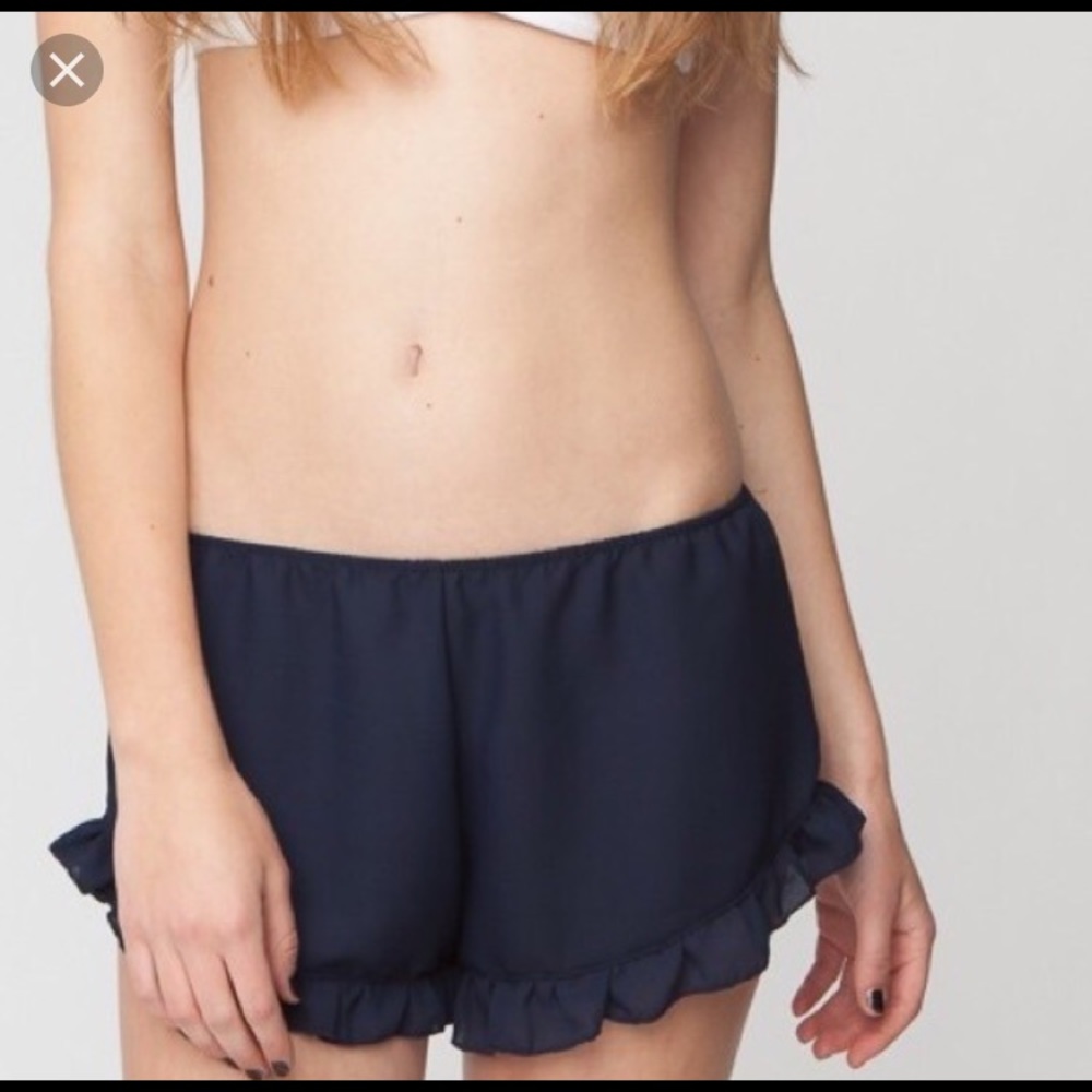 Brandy Melville Blue Chiffon Shorts